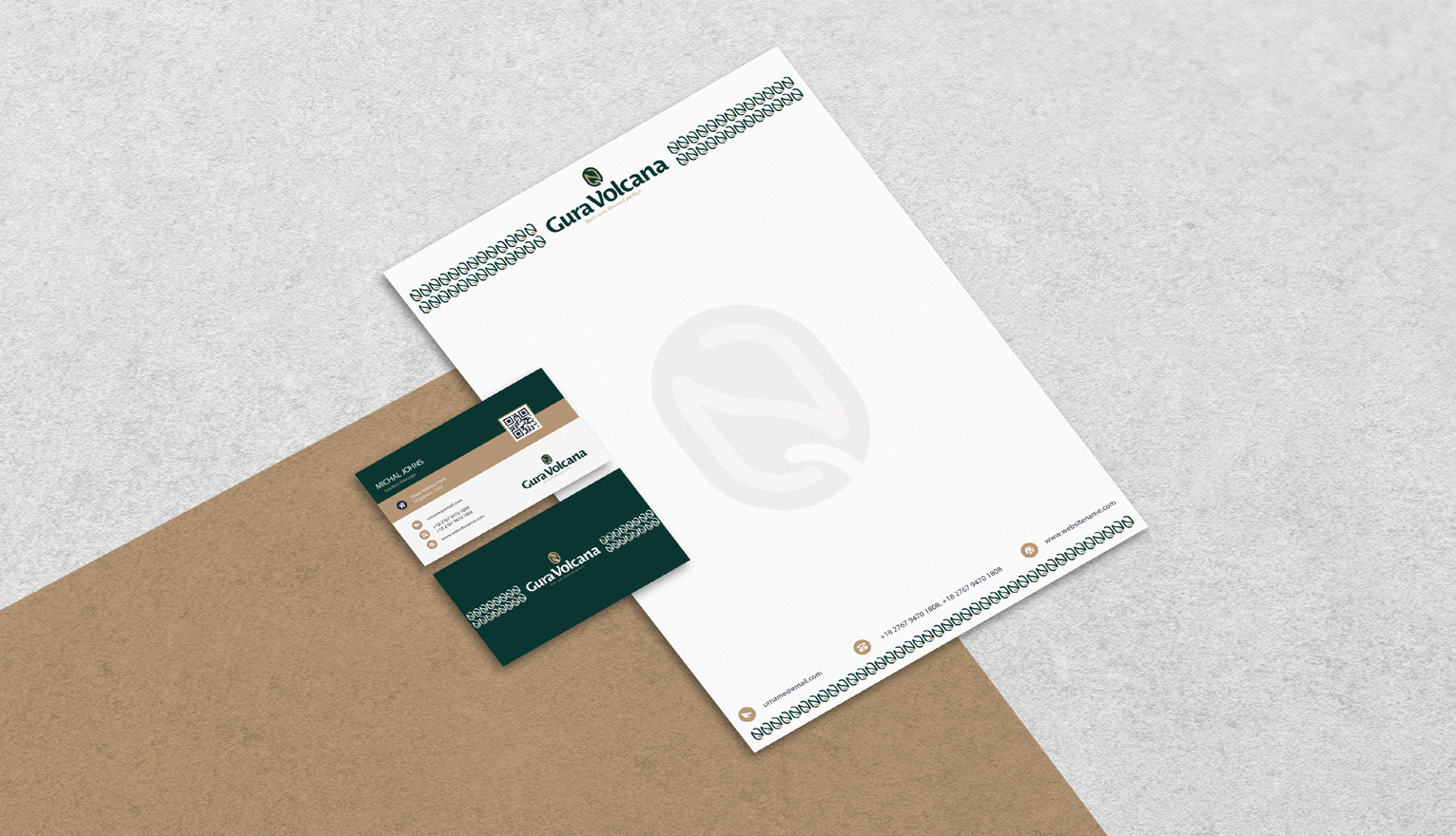 Gura Volcana brand identity