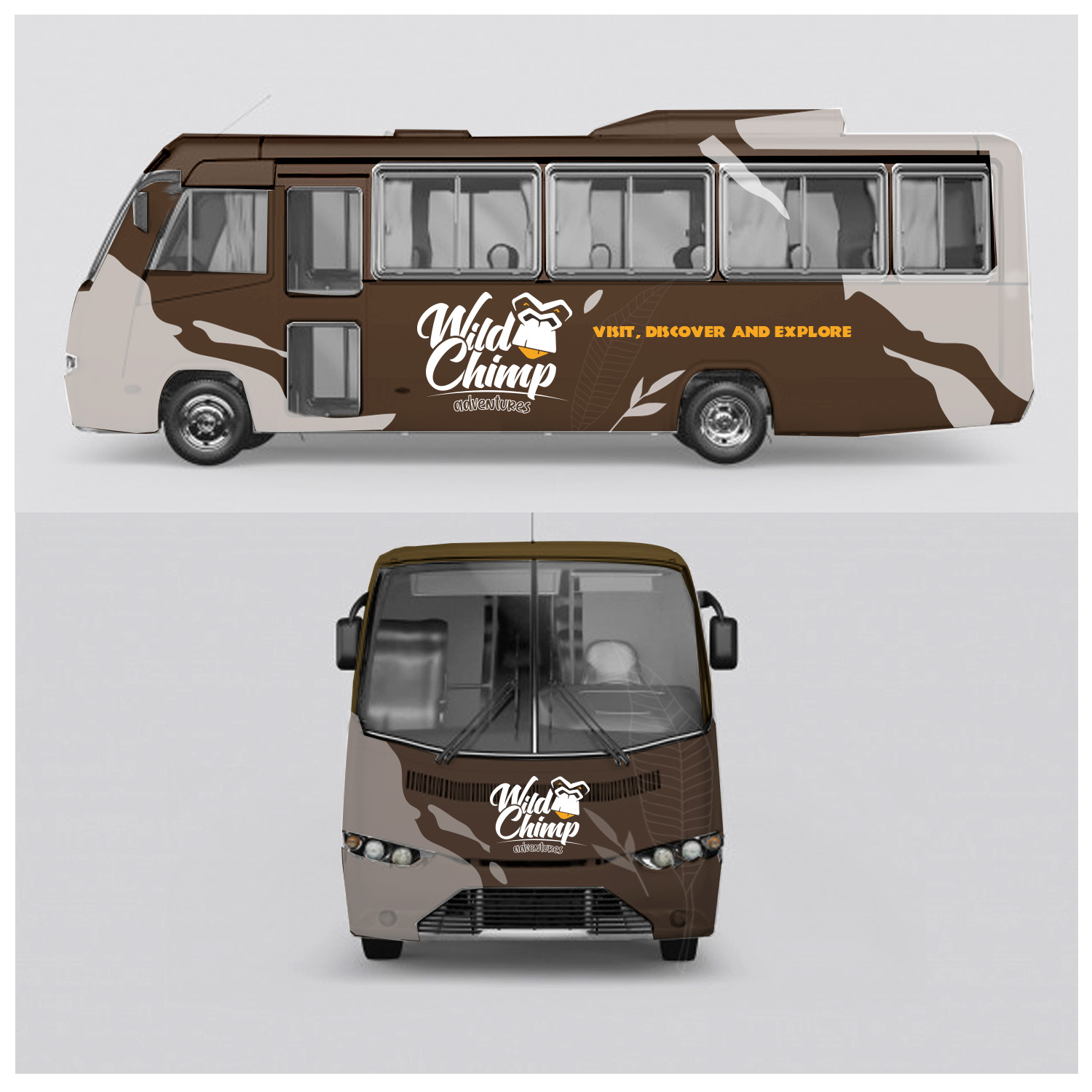 Wild Chimp Adventures vehicle branding