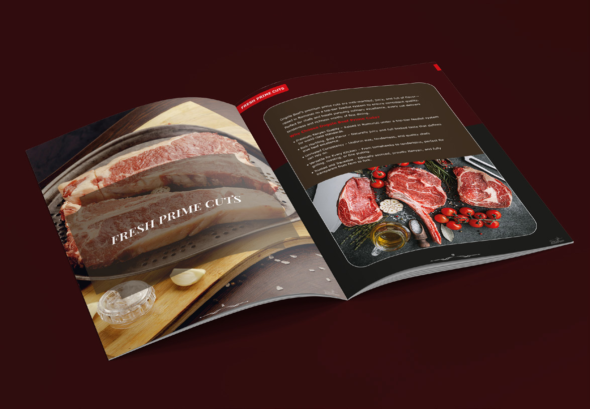 Ongole Beef product catalogue and brochure