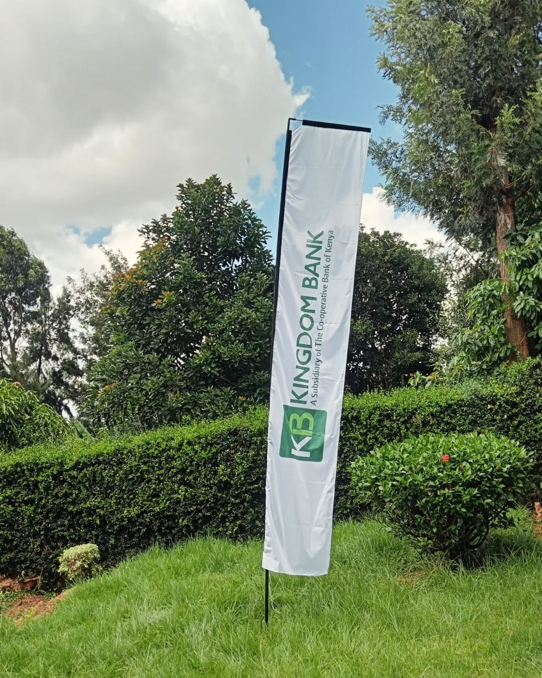 Kingdom Bank outdoor branding application