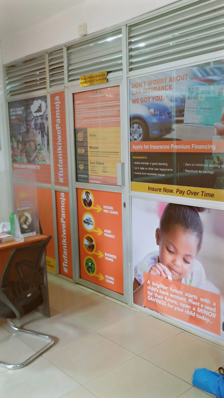 Housing Cooperative Society branded office environment