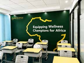Nutrawell reception branding