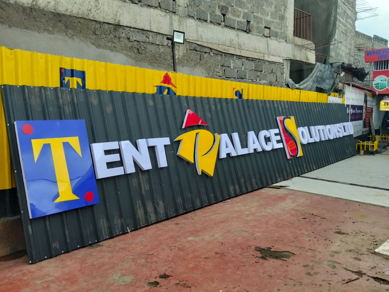 Branded tent