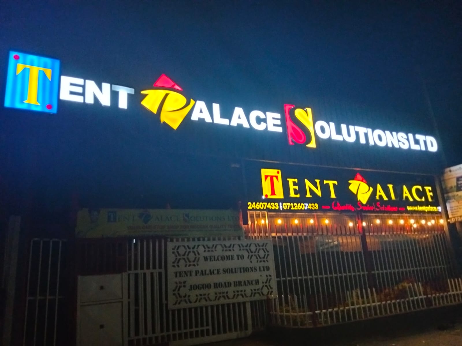 Branded tent 3